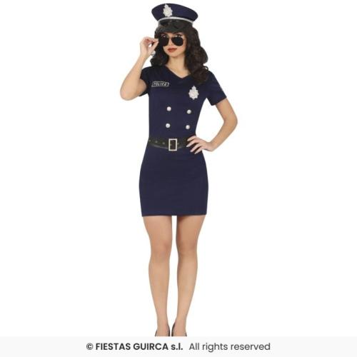 COSTUME AGENTE SWAT ADULTA TAGLIA 42–44 (L)