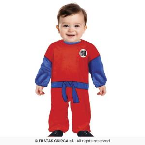COSTUME PICCOLO COMBATTENTE GOKU DRAGON BALL NEONATO TAGLIA 18-24 MESI