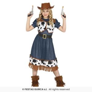 COSTUME COWGIRL BAMBINA TAGLIA 3-4 ANNI