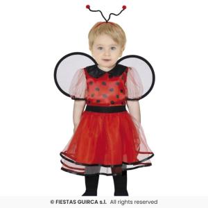 COSTUME COCCINELLA NEONATA TAGLIA 18-24 MESI