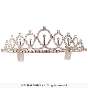 CERCHIETTO DA PRINCIPESSA IN ARGENTO METALLIZZATO