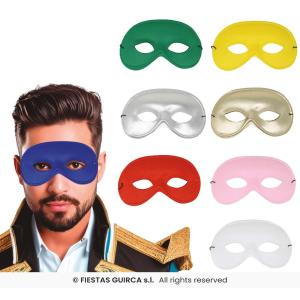 MASCHERA DOMINO ASSORTITA IN SETA