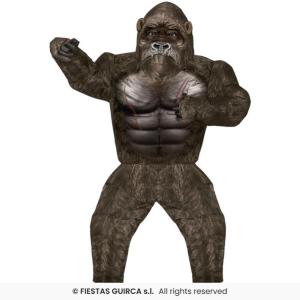 COSTUME BIG KING KONG ADULTO TAGLIA 52-54 (L)