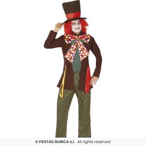 COSTUME CAPPELLAIO MATTO ADULTO TAGLIA 46-48 (S)
