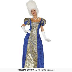COSTUME MARCHESA CONTESSA BLU ADULTA TAGLIA 36-38 (S)