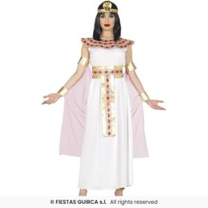 COSTUME PRINCIPESSA EGIZIANA BIANCO ADULTA TAGLIA 42-44 (L)