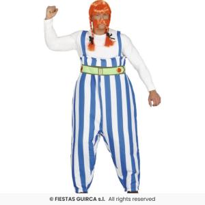 COSTUME GALLO FORZUTO OBELIX ADULTO TAGLIA 48-50 (M) ASTERIX