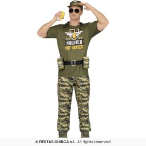 COSTUME SOLDATO DELLA BIRRA ADULTO TAGLIA 48-50 (M)
