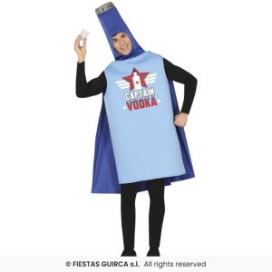 COSTUME SUPEREROE CAPTAIN VODKA ADULTO TAGLIA 52-54 (L)