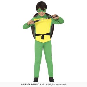 COSTUME TARTARUGA NINJA BAMBINO TAGLIA 10-12 ANNI
