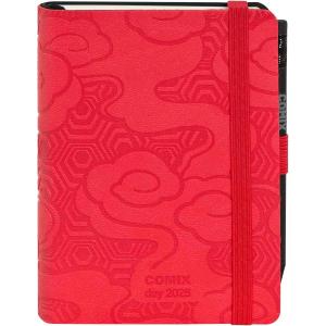 DIARIO AGENDA COMIX SPECIAL 12 MESI DAY GIORNALIERA MIGNON CLOUDY ROSSA