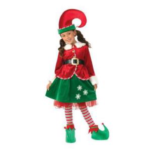 COSTUME ELFO GIRL DELUXE BAMBINA MISURA 5-6 ANNI
