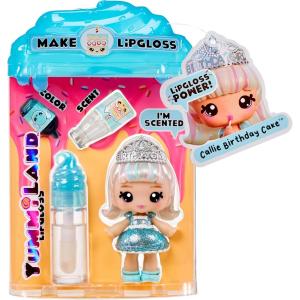 YUMMILAND BAMBOLA CON LIPGLOSS CALLIE LA TORTA DI COMPLEANNO AZZURRO