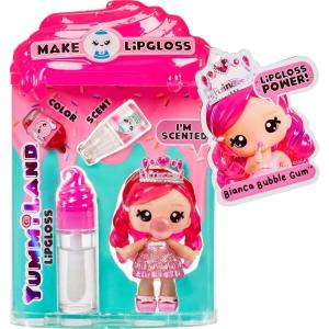 YUMMILAND BAMBOLA CON LIPGLOSS BIANCA BUBBLEGUM ROSA 120872