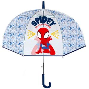 IT'S RAINING KIDS OMBRELLO CUPOLA TRASPARENTE 42/8 SPIDEY