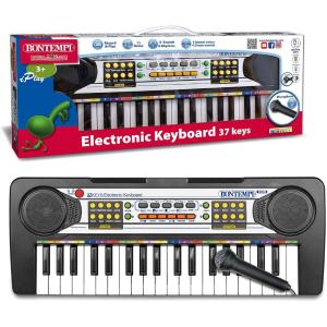TASTIERA ELETTRONICA 37 TASTI PASSO MINI CON MICROFONO