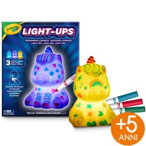 UNICORNO SI ILLUMINA IN 3 COLORI DIVERSI