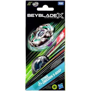 BEYBLADE X BOOSTER PACK STING UNICORN 5-60GP VERDE ACQUA E VIOLA