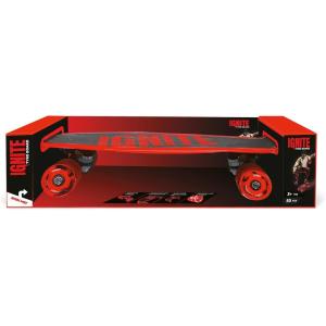 SKATEBOARD IGNITE TYRO ROSSO RUOTE LUMINOSE