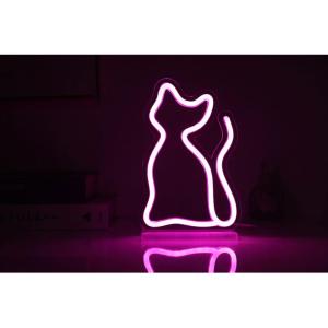 INSEGNA LED GATTO