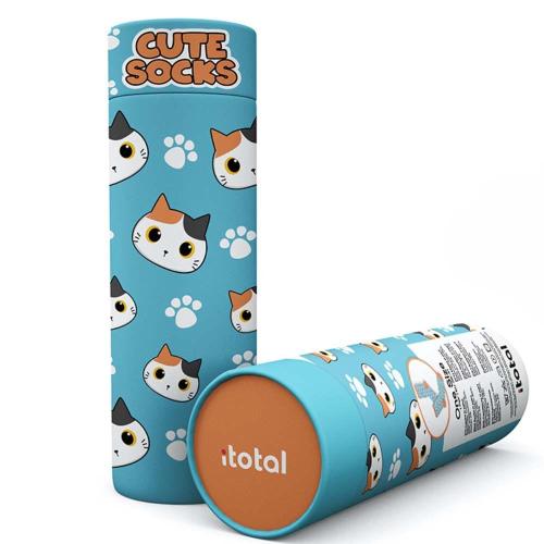 CALZINI GATTO ARANCIONE MISURA 36-41