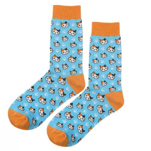 CALZINI GATTO ARANCIONE MISURA 36-41