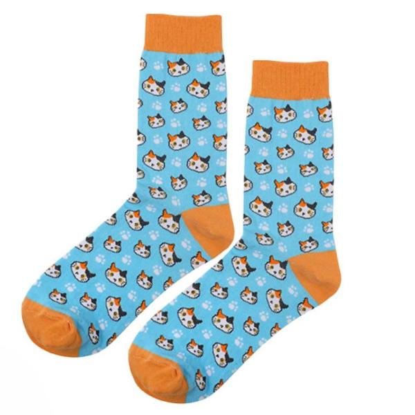 CALZINI GATTO ARANCIONE MISURA 36-41