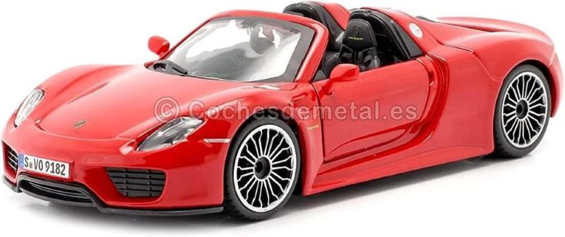 AUTO PORSCHE 918 SPYDER ROSSA IN SCALA 1:24 20001