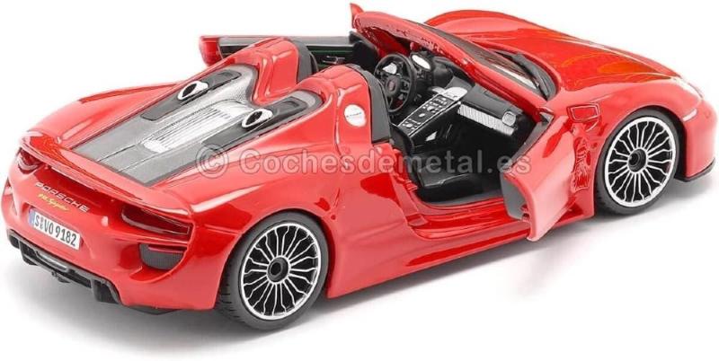 AUTO PORSCHE 918 SPYDER ROSSA IN SCALA 1:24 20001