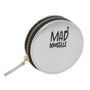 PORTAMONETE ROUND ARGENTO LAMINATO