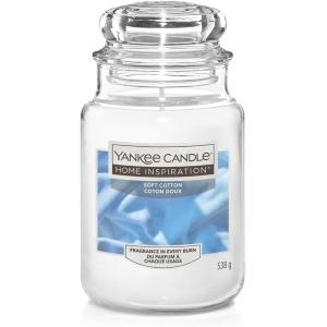 GIARA GRANDE YANKEE CANDLE 538G CANDELA PROFUMATA SOFT COTTON