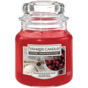 GIARA PICCOLA YANKEE CANDLE 104G CANDELA PROFUMATA CHERRY VANILLA