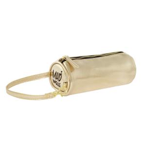 BEAUTY CASE ROUND ORO LAMINATO