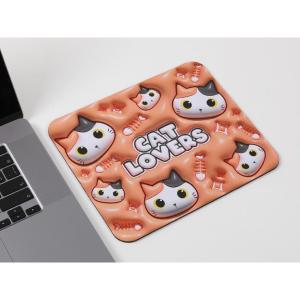 TAPPETINO PER MOUSE 3D GATTINO ARANCIONE