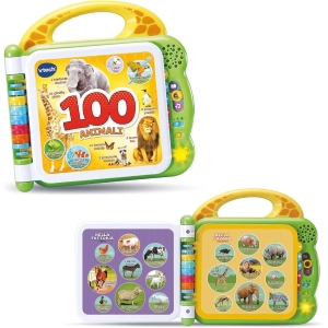 VTECH BABY LIBRO ILLUSTRATO BILINGUE - 100 ANIMALI