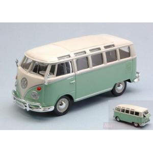 AUTO VOLKSWAGEN VAN SAMBA BIANCO E VERDE - SCALA 1:24