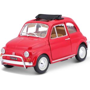 AUTO FIAT 500 L 1968 ROSSA IN SCALA 1:24