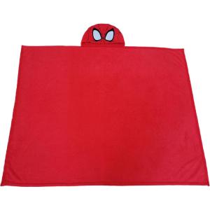 COPERTA IN PILE CON CAPPUCCIO MARVEL SPIDER-MAN CM  120XC150