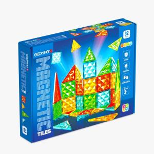 GEOMAG MAGNETIC TILES GEMS - 32 PIASTRELLE MAGNETICHE