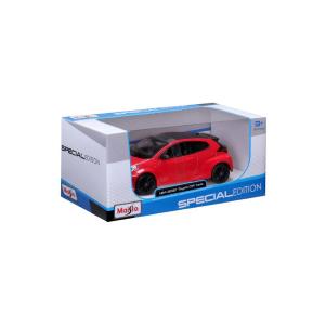 AUTO TOYOTA YARIS GR 2021 ROSSA IN SCALA 1:24