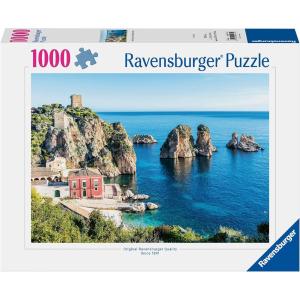 PUZZLE 1000 PZ FOTO FARAGLIONI DI SCOPELLO SICILIA