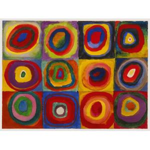 PUZZLE 1500 PZ ART COLLECTION KANDINSKY STUDIO SUL COLORE