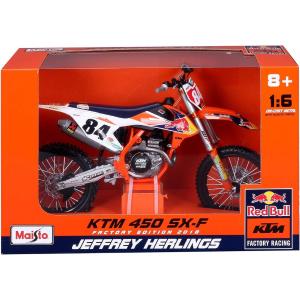 MOTO RED BULL KTM SUPERCROSS SX450 IN SCALA 1:6 JEFFREY HERLINGS