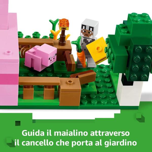 LEGO MINECRAFT LA CASA DEL MAIALINO