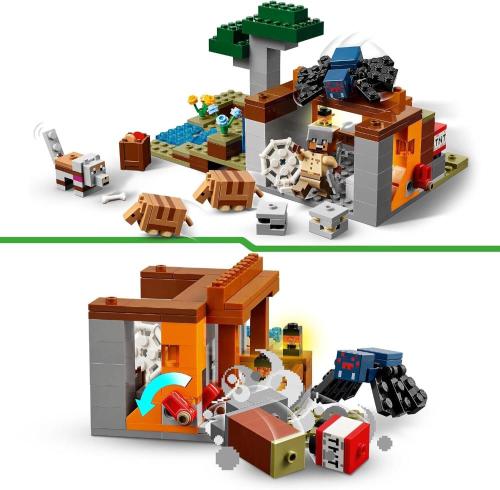 LEGO MINECRAFT SPEDIZIONE NELLA MINIERA DELL’ARMADILLO
