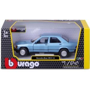 AUTO MERCEDES BENZ 190 E2.6 BLU IN SCALA 1:24