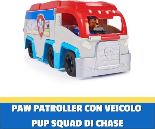 PAW PATROL VEICOLO PAW PATROLLER PUP SQUAD CHASE