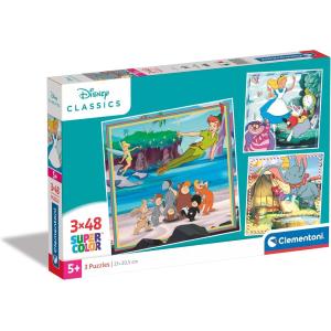 PUZZLE 3X48 QUADRATO DISNEY CLASSICS