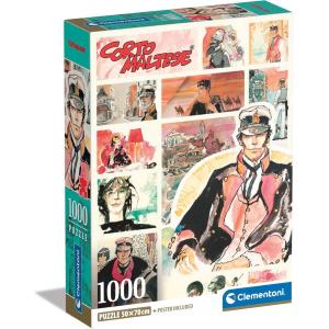 PUZZLE 1000 PZ COMPACT CORTO MALTESE