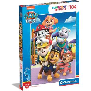 PUZZLE 104 PZ SUPER COLOR PAW PATROL